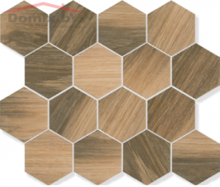 Плитка Ceramika Paradyz Wood Natural Heksagon структура mat (22х22,5)